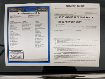 2023 Nissan Altima 2.5 SL