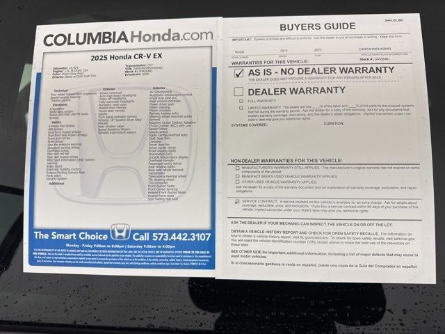 2025 Honda CR-V EX