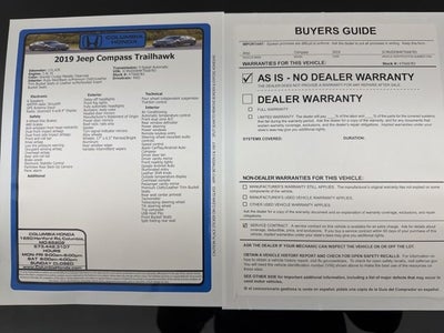 2019 Jeep Compass Trailhawk