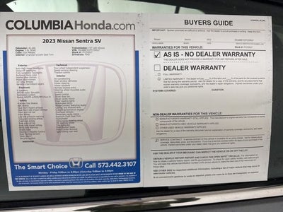 2023 Nissan Sentra SV