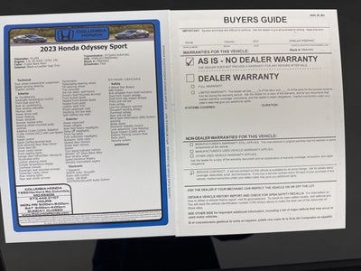 2023 Honda Odyssey Sport