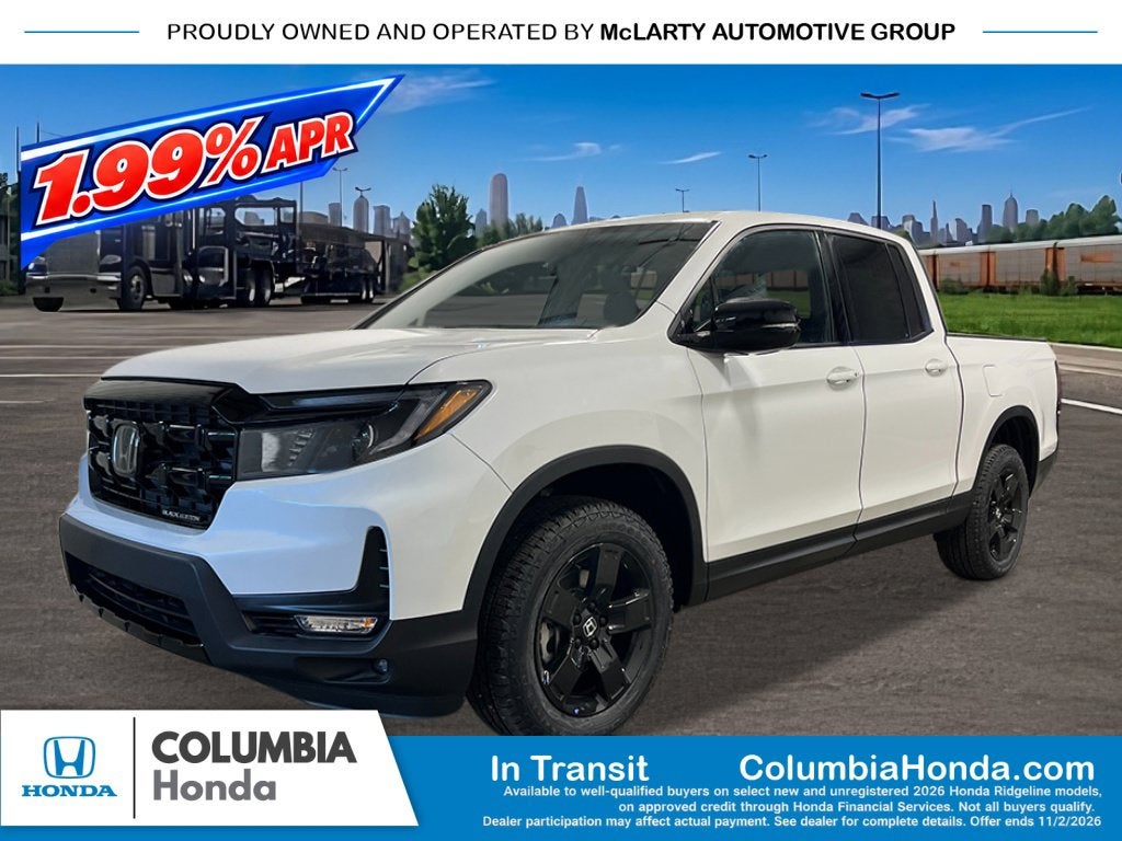 2026 Honda Ridgeline Black Edition AWD