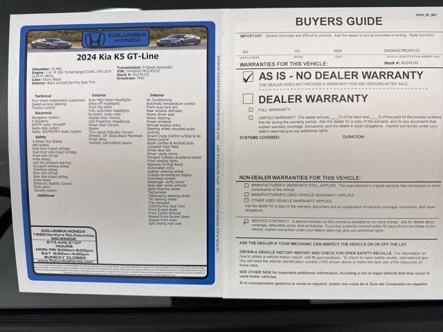 2024 Kia K5 GT-Line