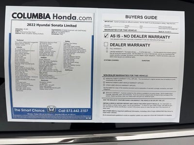 2022 Hyundai Sonata Limited