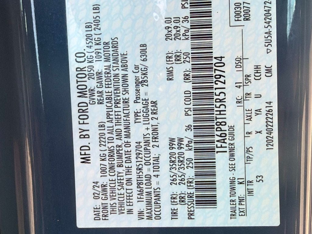 2024 Ford Mustang EcoBoost Premium