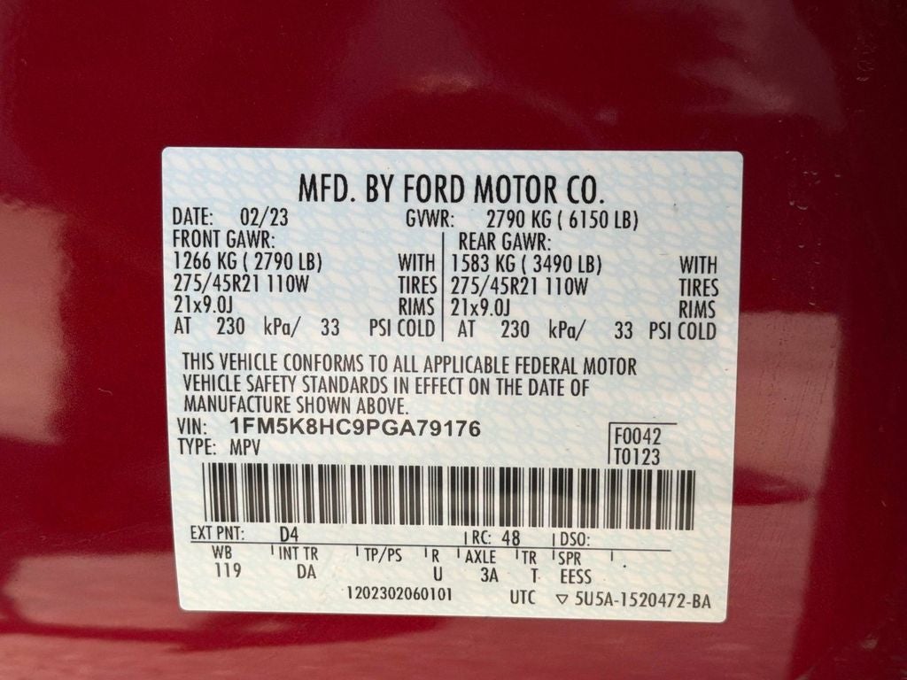 2023 Ford Explorer Platinum
