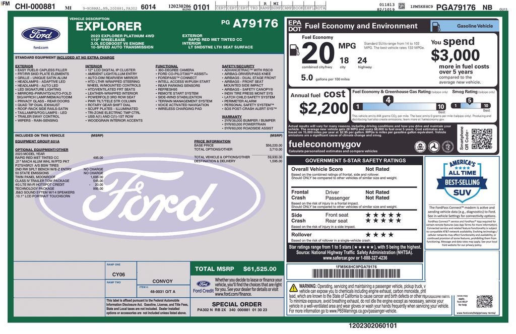 2023 Ford Explorer Platinum
