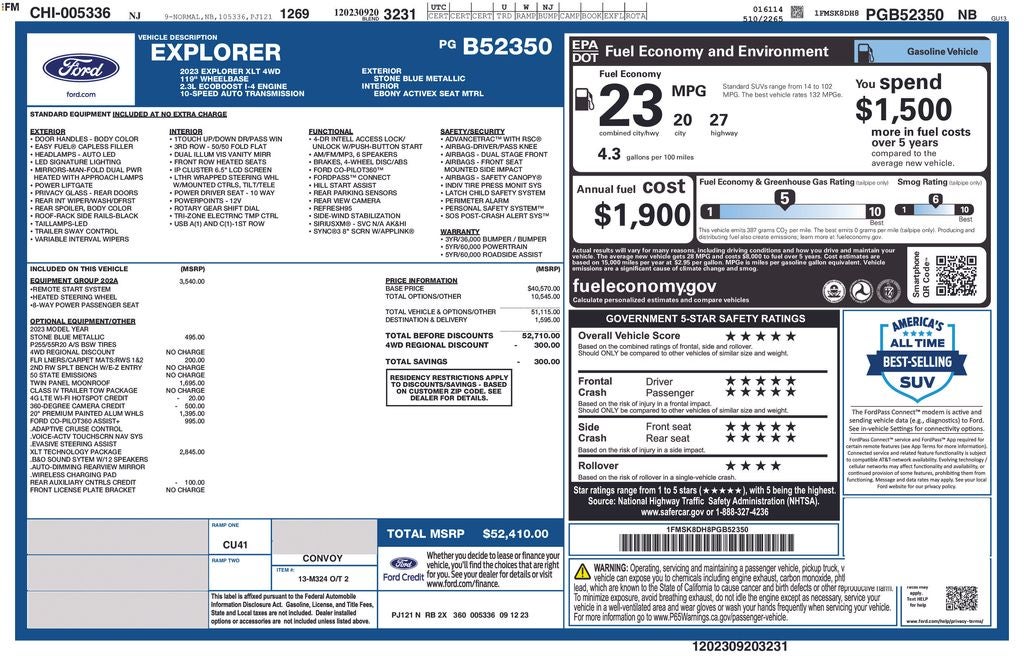 2023 Ford Explorer XLT