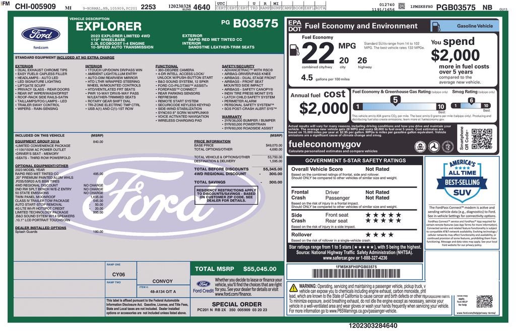 2023 Ford Explorer Limited