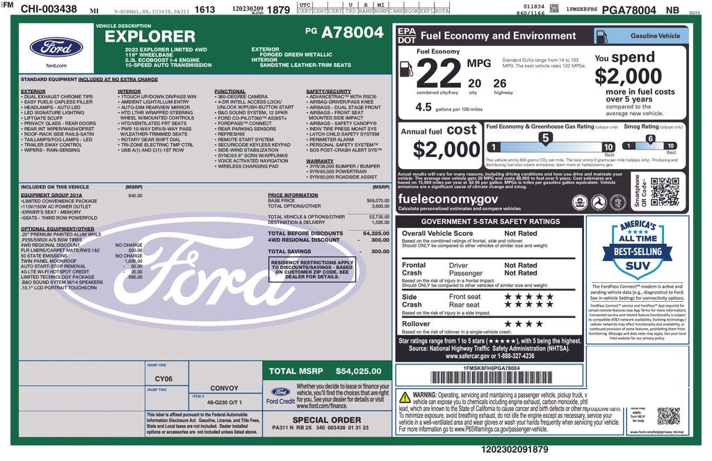 2023 Ford Explorer Limited