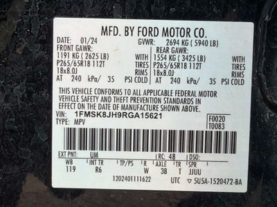 2024 Ford Explorer Timberline