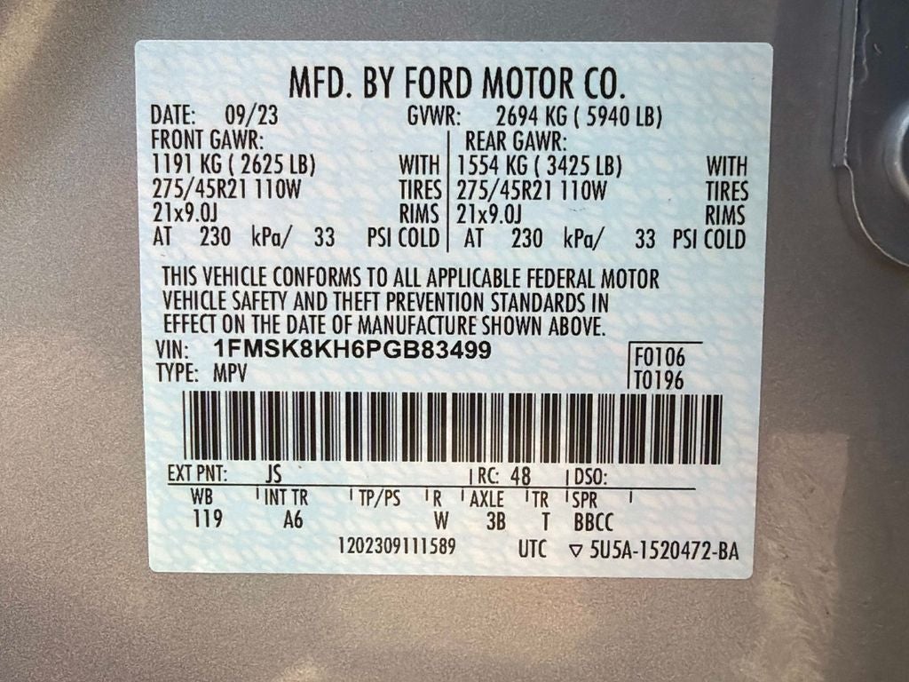 2023 Ford Explorer ST-Line