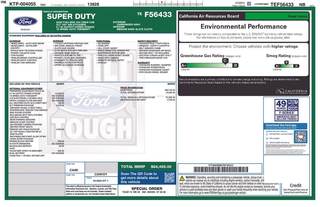 2026 Ford F-350SD XLT