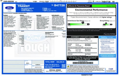 2026 Ford Transit-250 Base