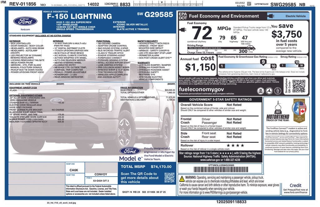 2025 Ford F-150 Lightning Flash