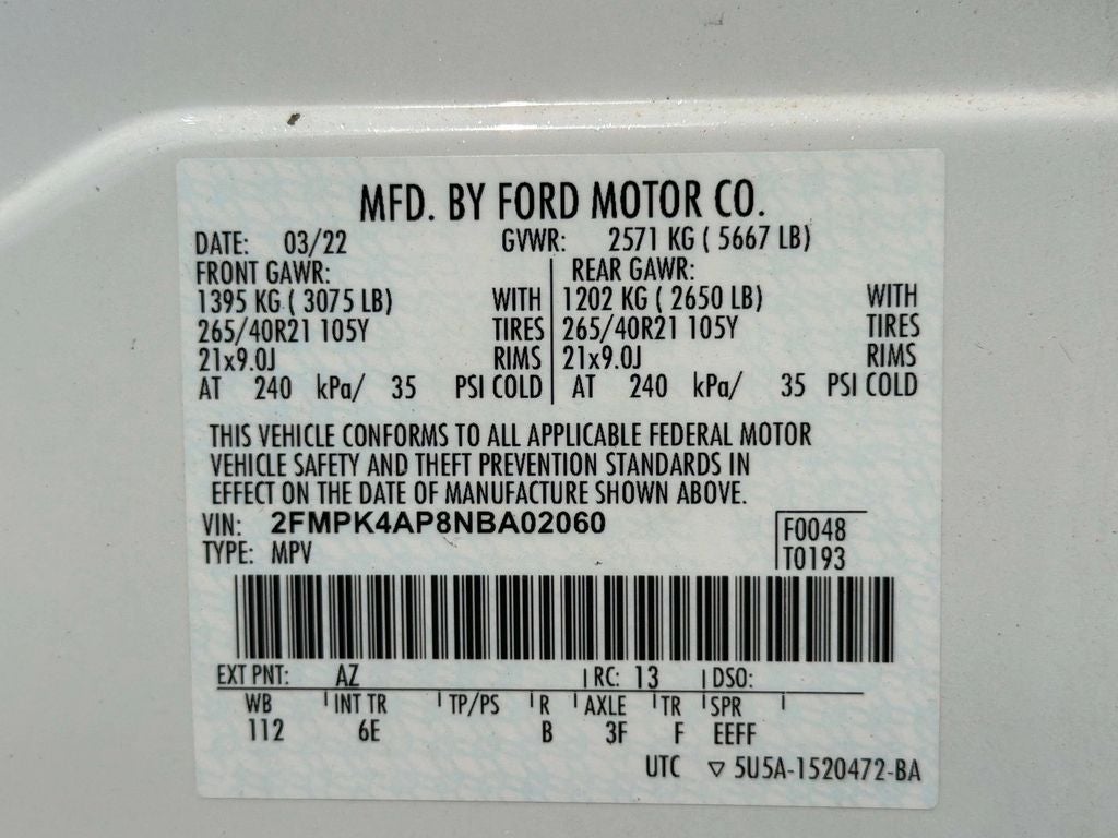 2022 Ford Edge ST