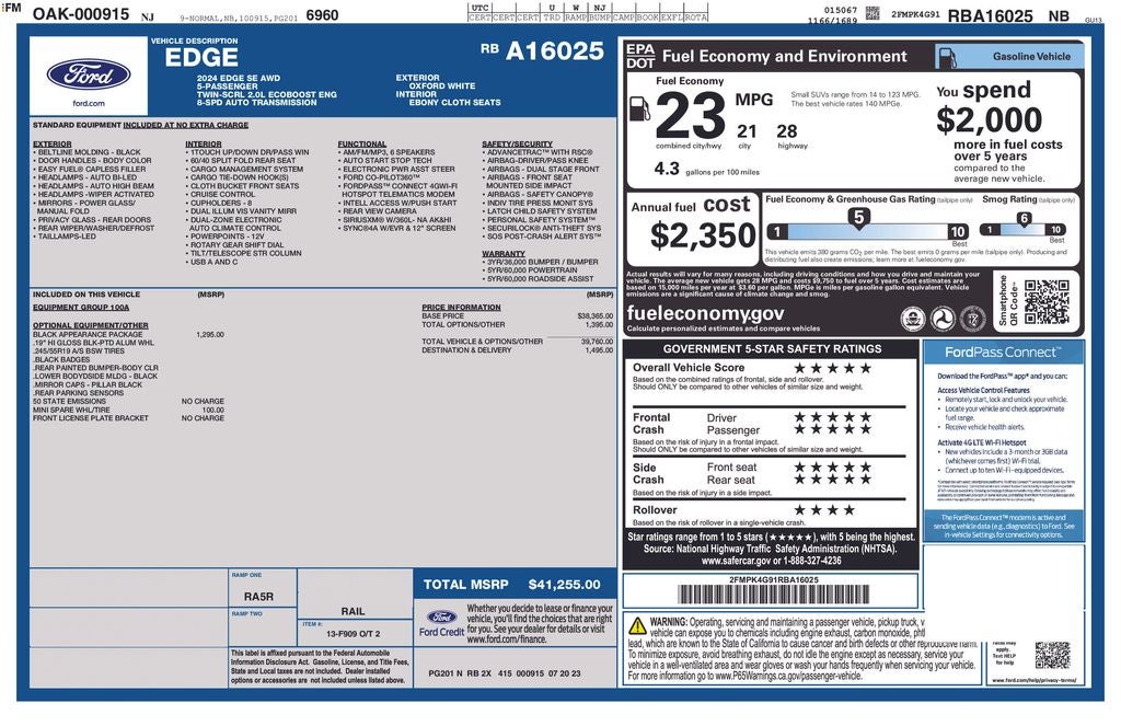 2024 Ford Edge SE