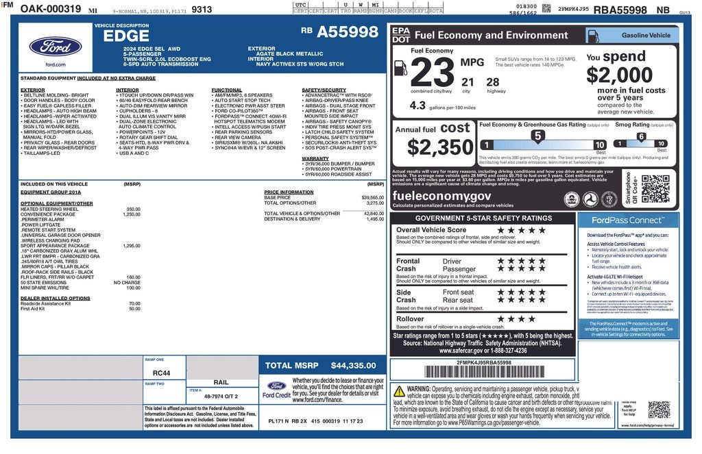 2024 Ford Edge SEL