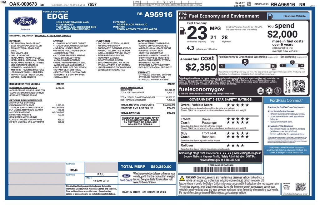 2024 Ford Edge Titanium