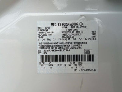 2022 Lincoln Nautilus Reserve