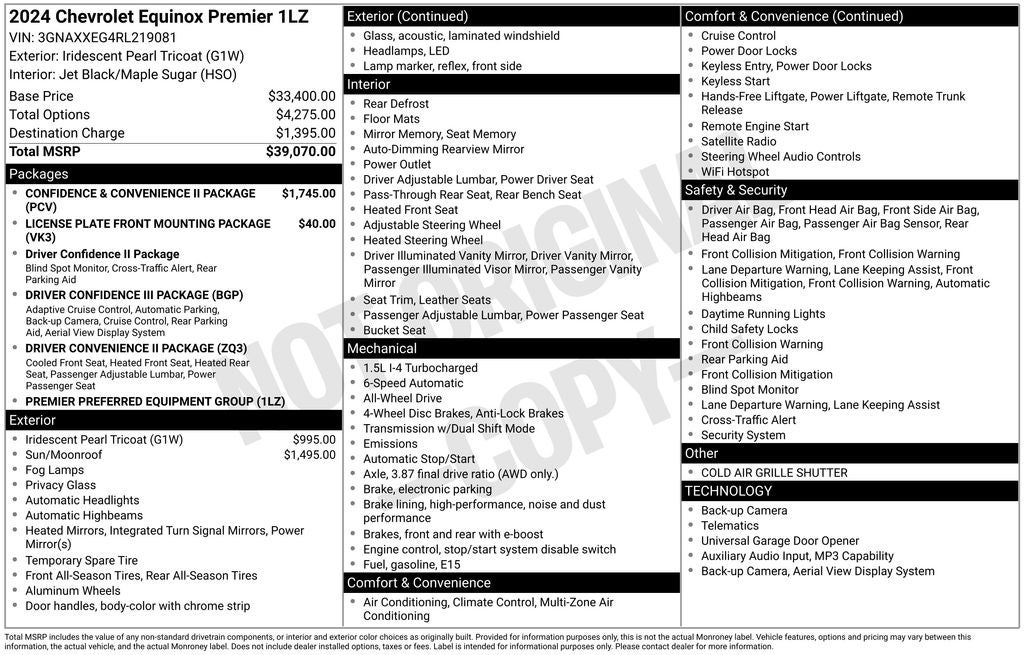 2024 Chevrolet Equinox Premier