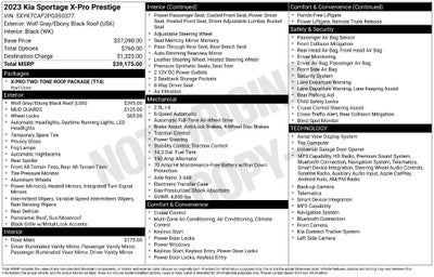 2023 Kia Sportage X-Pro Prestige