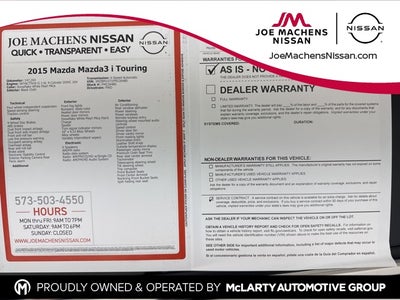 2015 Mazda Mazda3 i Touring