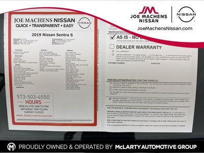 2019 Nissan Sentra S