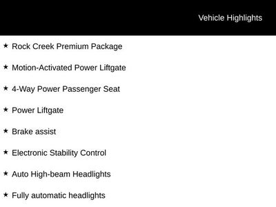 2026 Nissan Rogue Rock Creek