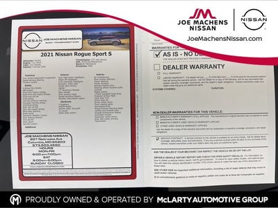 2021 Nissan Rogue Sport S