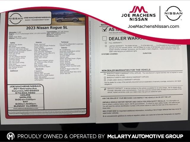 2023 Nissan Rogue SL