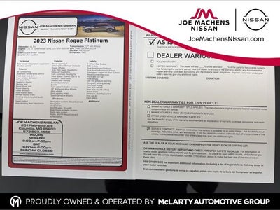 2023 Nissan Rogue Platinum
