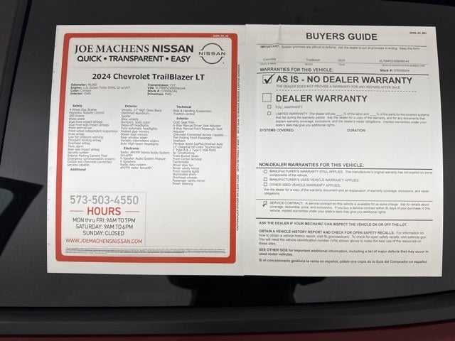 2024 Chevrolet TrailBlazer LT