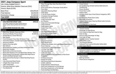 2021 Jeep Compass Sport