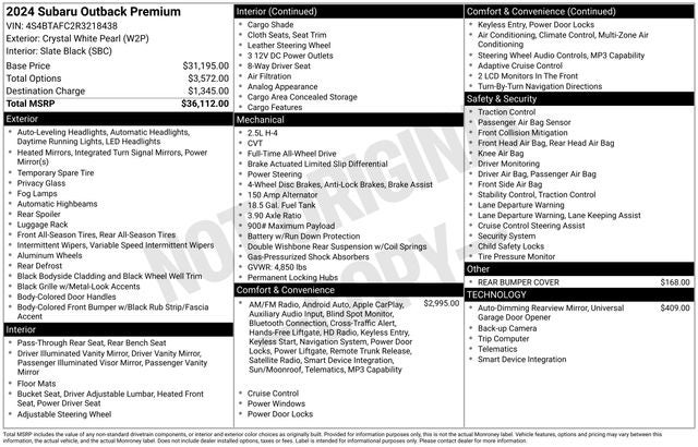 2024 Subaru Outback Premium