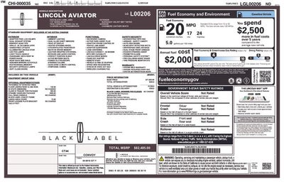 2020 Lincoln Aviator Black Label