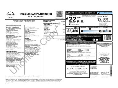 2024 Nissan Pathfinder Platinum