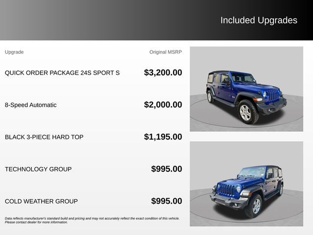 2018 Jeep Wrangler Unlimited Sport S