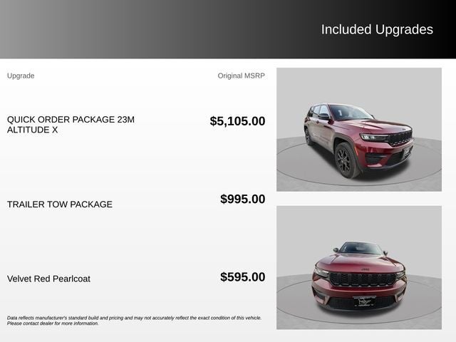 2025 Jeep Grand Cherokee Altitude X