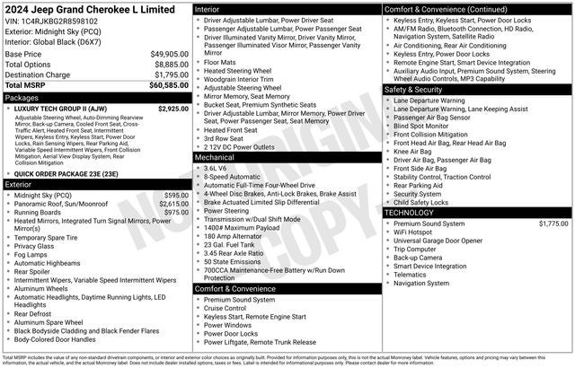 2024 Jeep Grand Cherokee L Limited