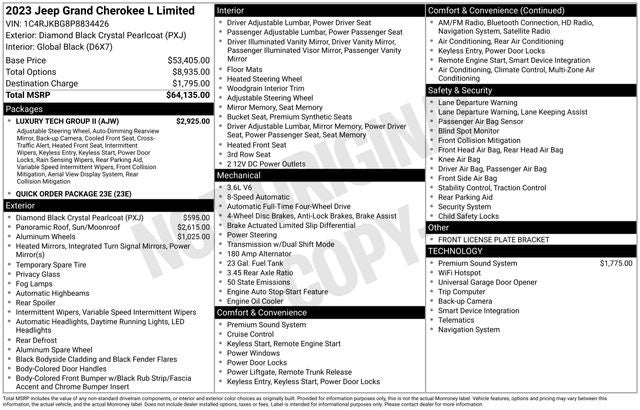 2023 Jeep Grand Cherokee L Limited