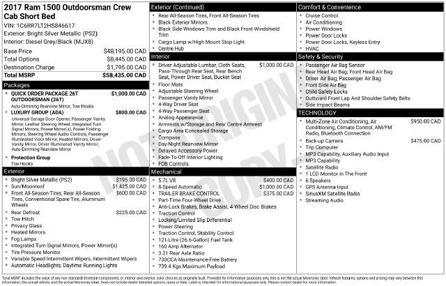 2017 RAM 1500 SLT