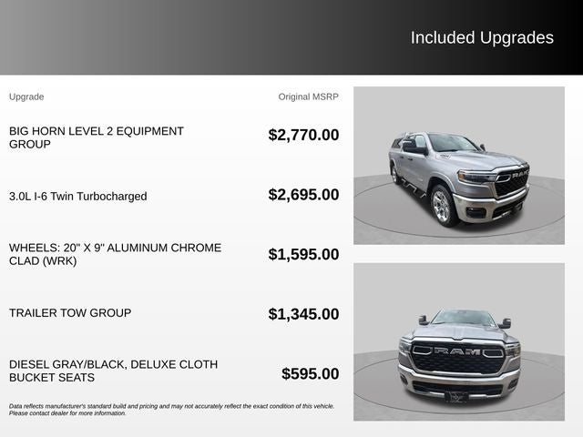 2025 RAM 1500 Big Horn/Lone Star