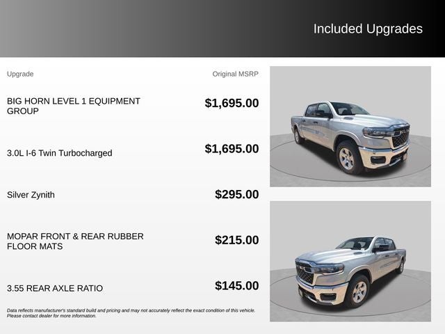 2026 RAM 1500 Big Horn/Lone Star