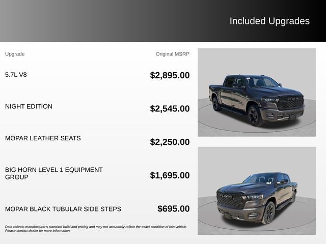 2026 RAM 1500 Big Horn/Lone Star