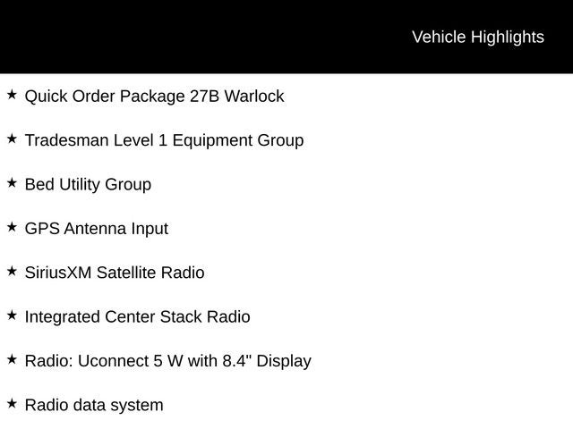 2026 RAM 1500 Warlock