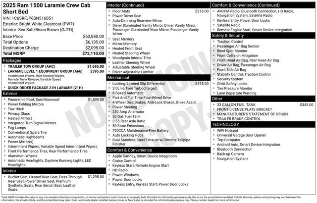 2025 RAM 1500 Laramie