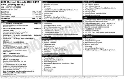 2020 Chevrolet Silverado 3500HD LTZ