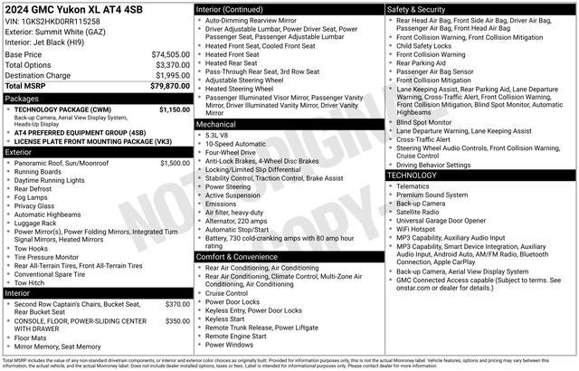 2024 GMC Yukon XL AT4