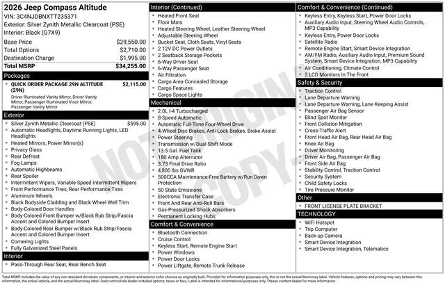 2026 Jeep Compass Latitude